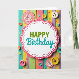 Joyful Cloud Birthday Card