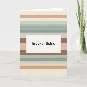 Joyful Colour Band Card