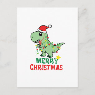 Joyful Colourful Merry and Bright Christmas Holida Holiday Postcard