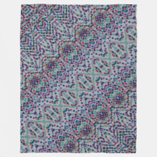 Joyful Confetti Mosaic Fleece Blanket