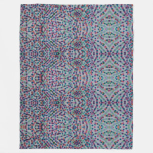 Joyful Confetti Mosaic II Fleece Blanket