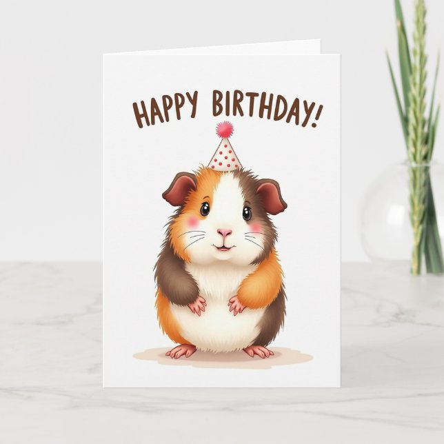 Joyful Critter Birthday Card (Front)