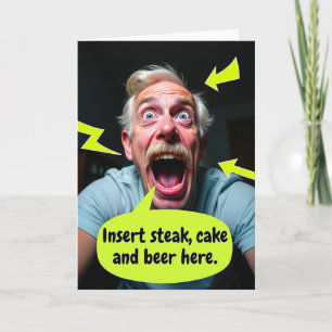 Joyful Dad Neon Art Card