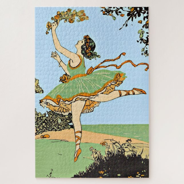 joyful dancer  jigsaw puzzle (Vertical)