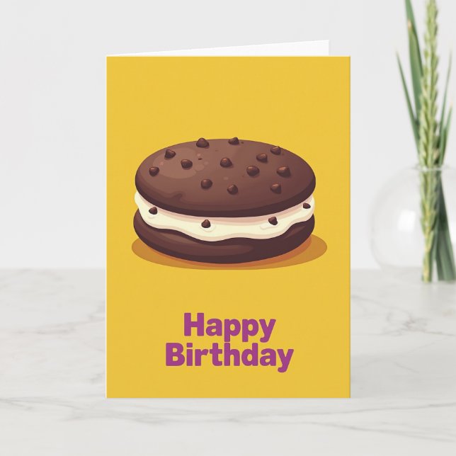 Joyful Dessert Birthday Card (Front)