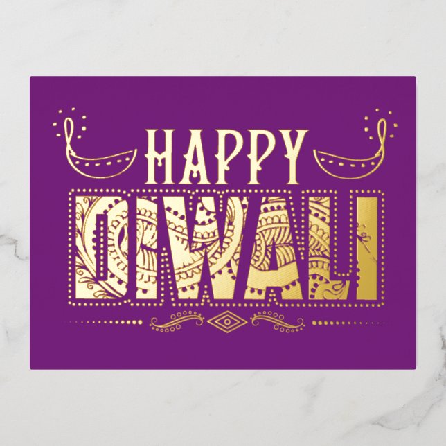 Joyful Diwali Postcard (Front)