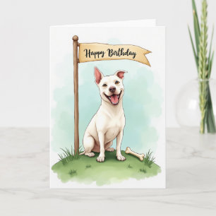 Joyful Dog Birthday Card