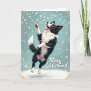 Joyful Dog Christmas Card