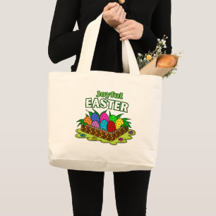 Joyful Easter -Easter Tote Bag