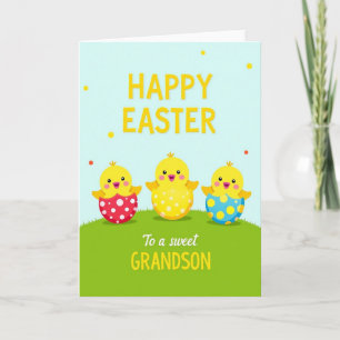 Joyful Easter Grandson Card