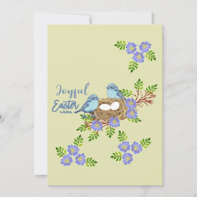 Joyful Easter Holiday Card (Front)