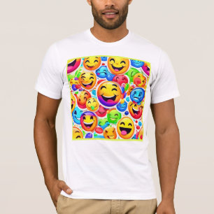 Joyful Emotion Art: Colourful Painting T-Shirt