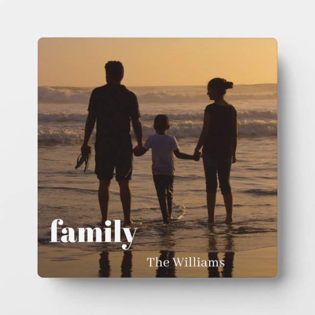 Joyful Family Wall Art Plaque (Front)