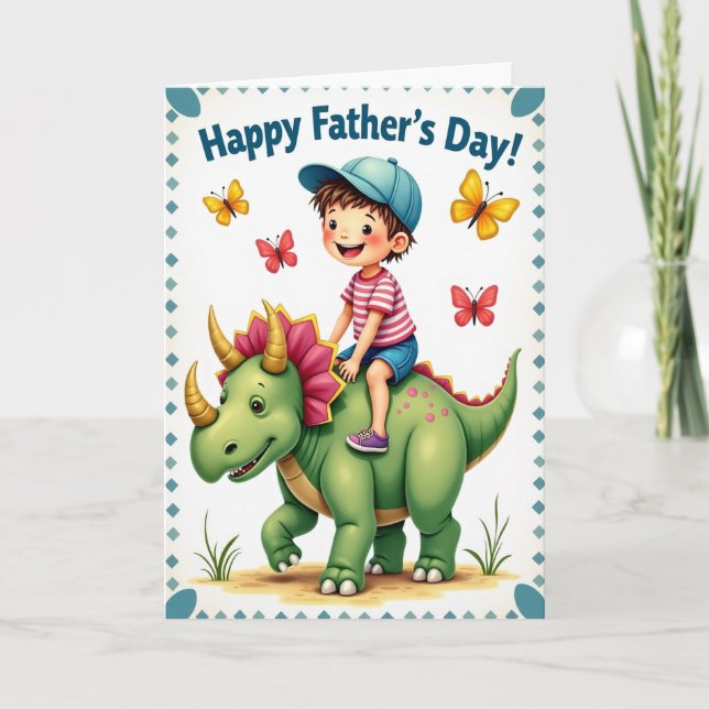 Joyful Fathers Day Quadruped Card (Front)