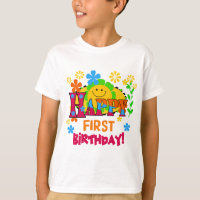 Joyful First Birthday T-shirts and Gifts