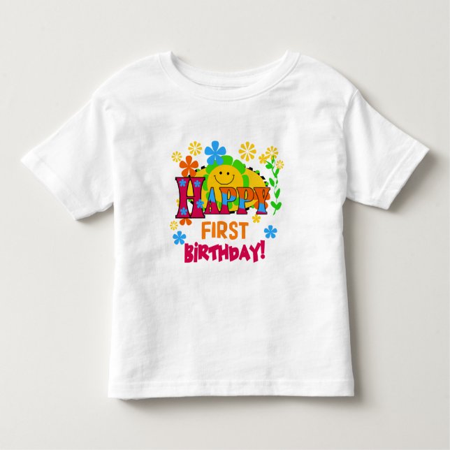Joyful First Birthday T-shirts and Gifts (Front)