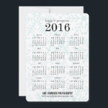 Joyful Flakes Calendar Business Holiday Card<br><div class="desc">Send out warm wishes this holiday season with our stylish calendar cards that your clients and colleagues can keep all year long! More design options are available at orangepulpdesign.com</div>