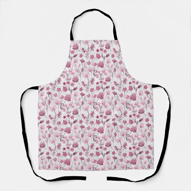 Joyful Flora Apron - Rose (Front)