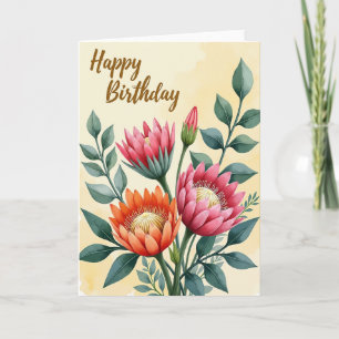 Joyful Floral Watercolor Card