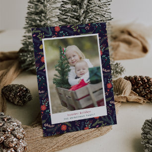 Joyful Foliage   Holiday Photo Card