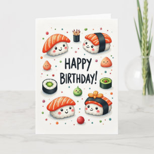 Joyful Food Birthday Card
