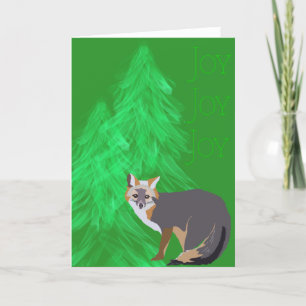 Joyful Fox Holiday Card