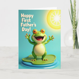 Joyful Frog Fathers Day Card