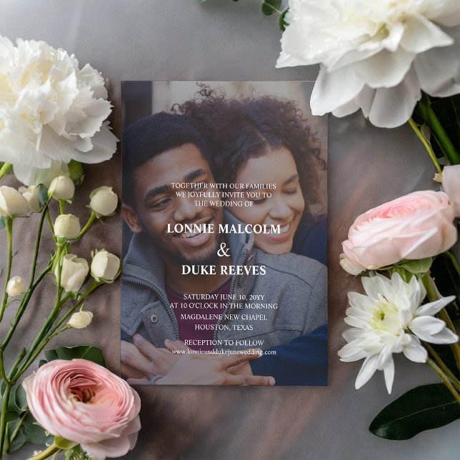 Joyful Fun Photo Wedding Invitation (Creator Uploaded)