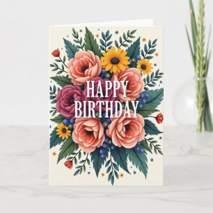 Joyful Garden Bloom Card