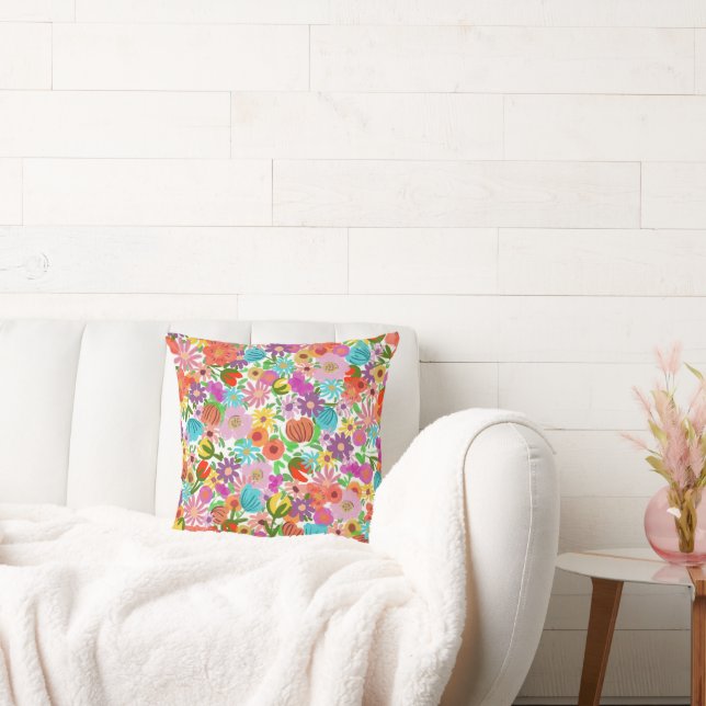 Joyful Garden Bloom Cushion (Couch)