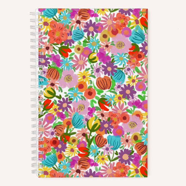 Joyful Garden Bloom Notebook (Front)