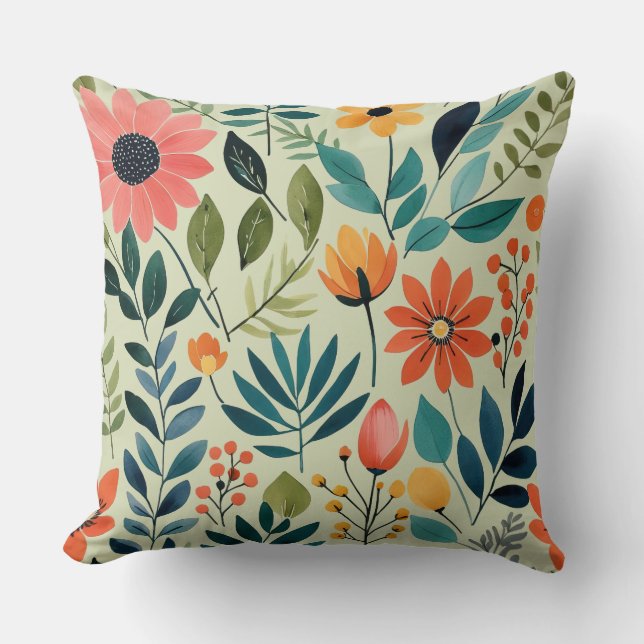 Joyful Garden Cushion (Front)