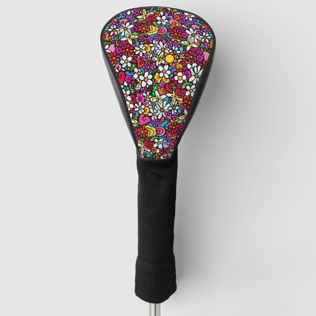 Joyful Garden Golf Head Cover (Front)