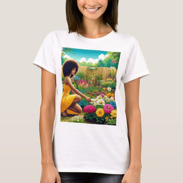 Joyful Gardening Day T-Shirt (Front)