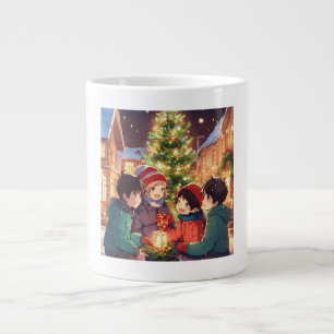 "Joyful Gatherings" Large Coffee Mug