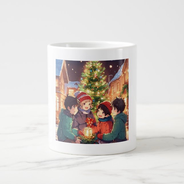 "Joyful Gatherings" Large Coffee Mug (Front)