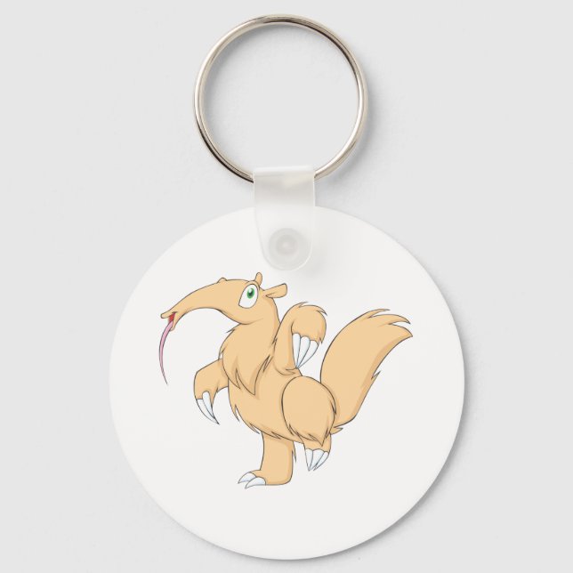 Joyful Giant Anteater Key Ring (Front)
