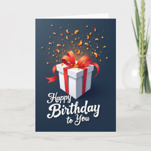 Joyful Gift Box Card