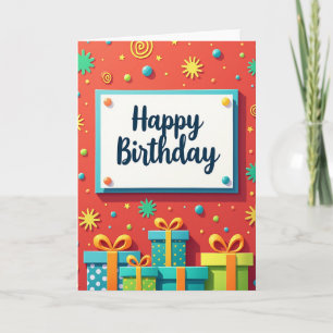 Joyful Gift Boxes Card