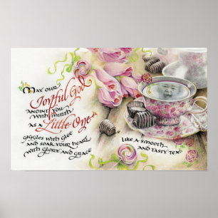 Joyful God, 20"x12.5", Print