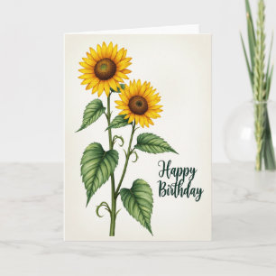Joyful Golden Blooms Card