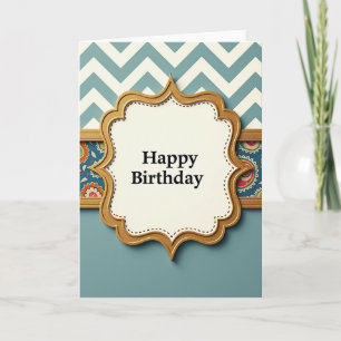 Joyful Golden Frame Card