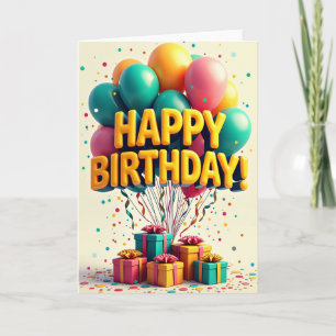 Joyful Golden Letters Card