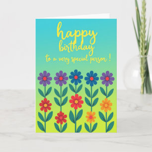 Joyful Gradient Birthday Card