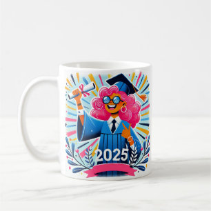 Joyful Graduate of 2025 Celebrating Achievement Coffee Mug