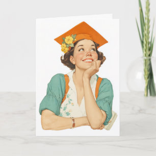 Joyful Graduation Day Portrait Invitation