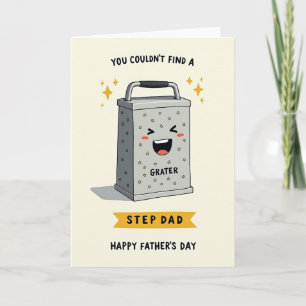 Joyful Grater Step Dad Card