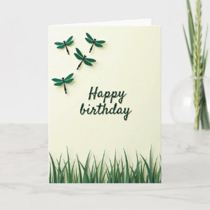 Joyful Green Insect Card