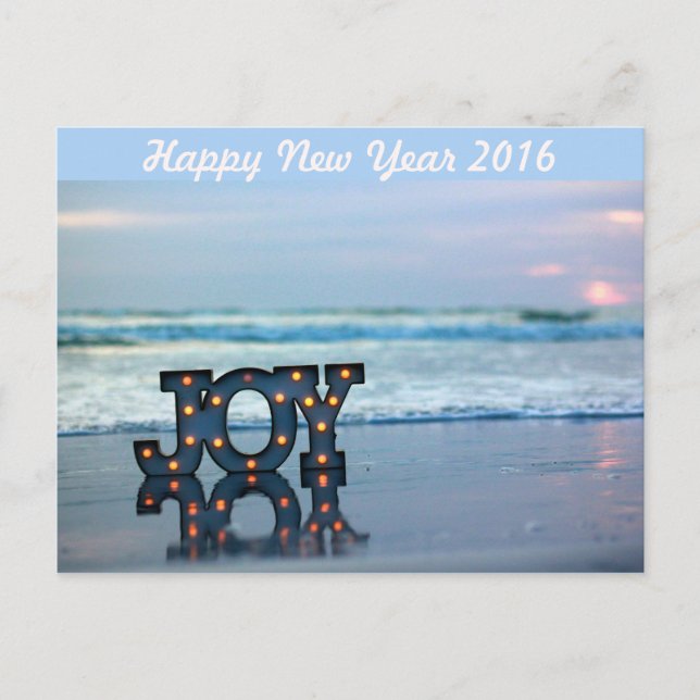 Joyful Greeting Holiday Postcard (Front)