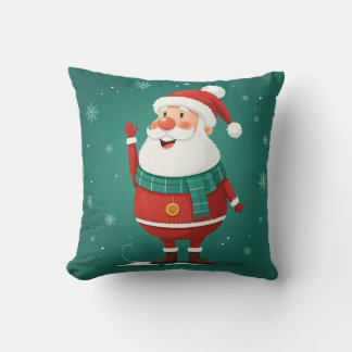 Joyful "Happy Christmas" Pillow: Festive Co Cushion